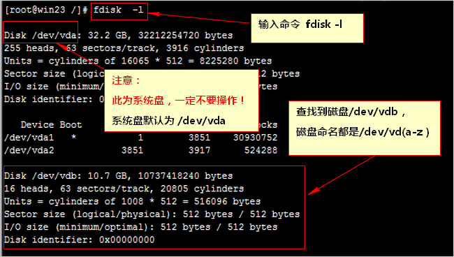 CentOS系统下的数据盘挂载